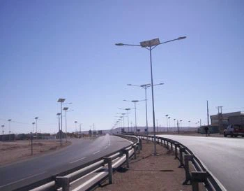 8M 60W Double Arm Solar Street Lights
